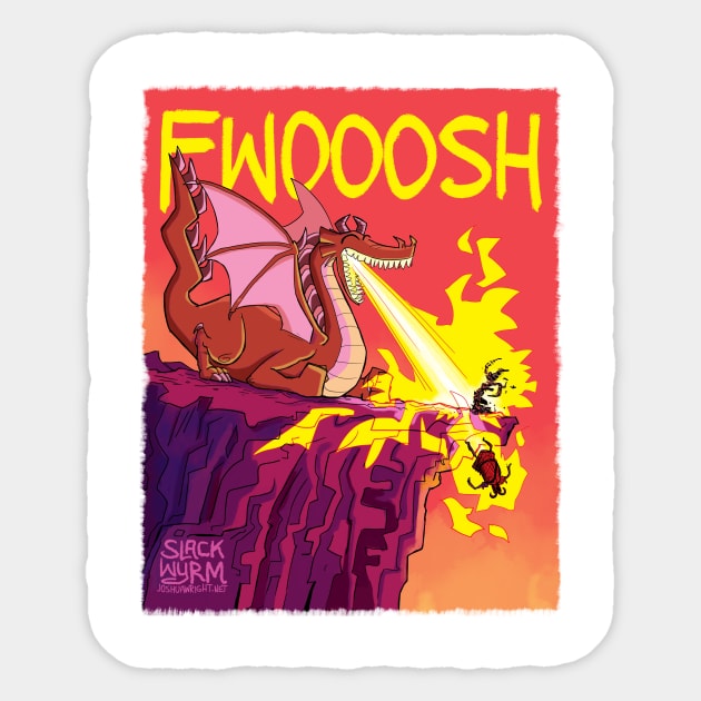Fwooosh! Sticker by Slack Wyrm